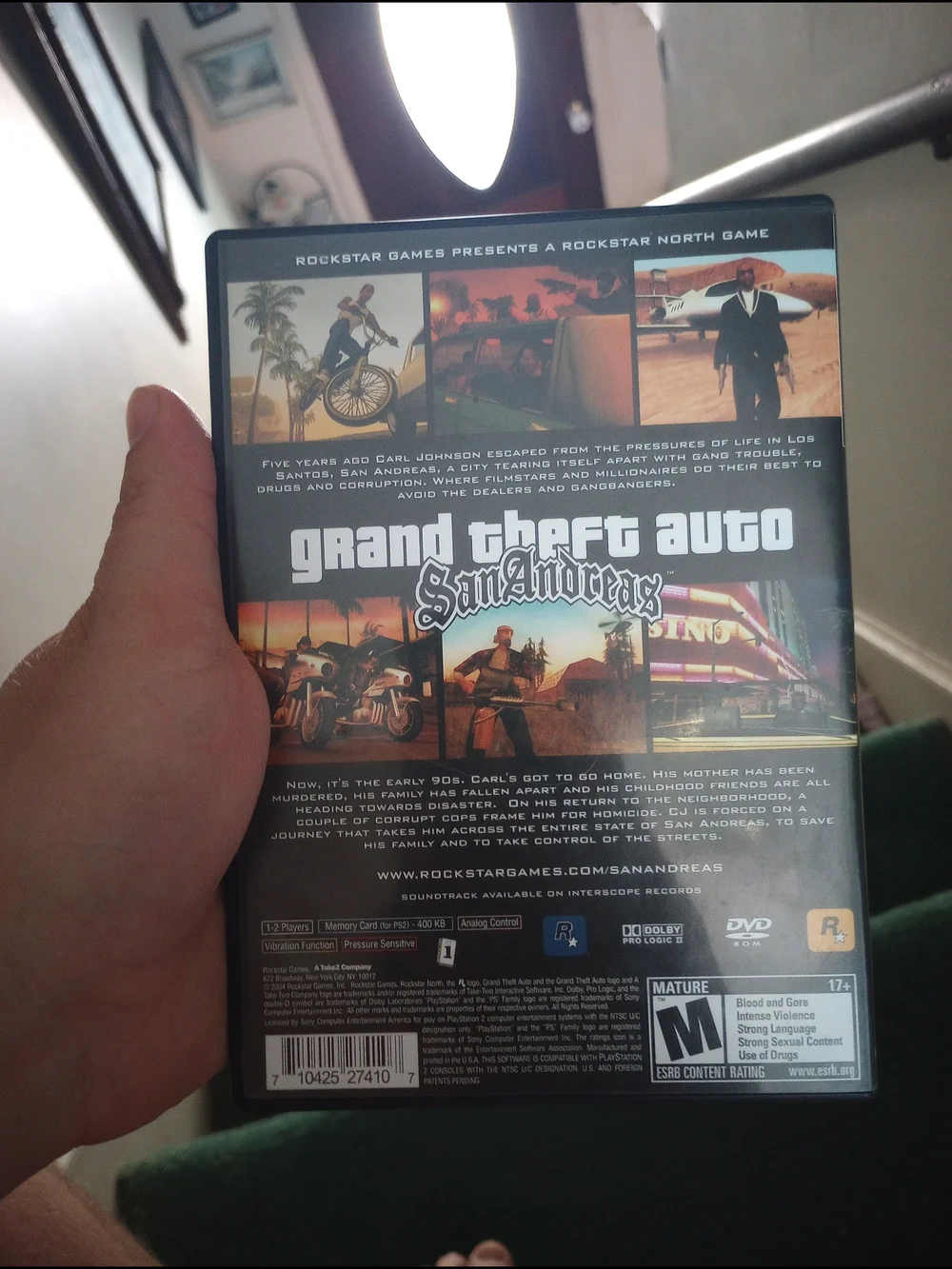 Sony PlayStation 2 Grand Theft Auto: San Andreas Game